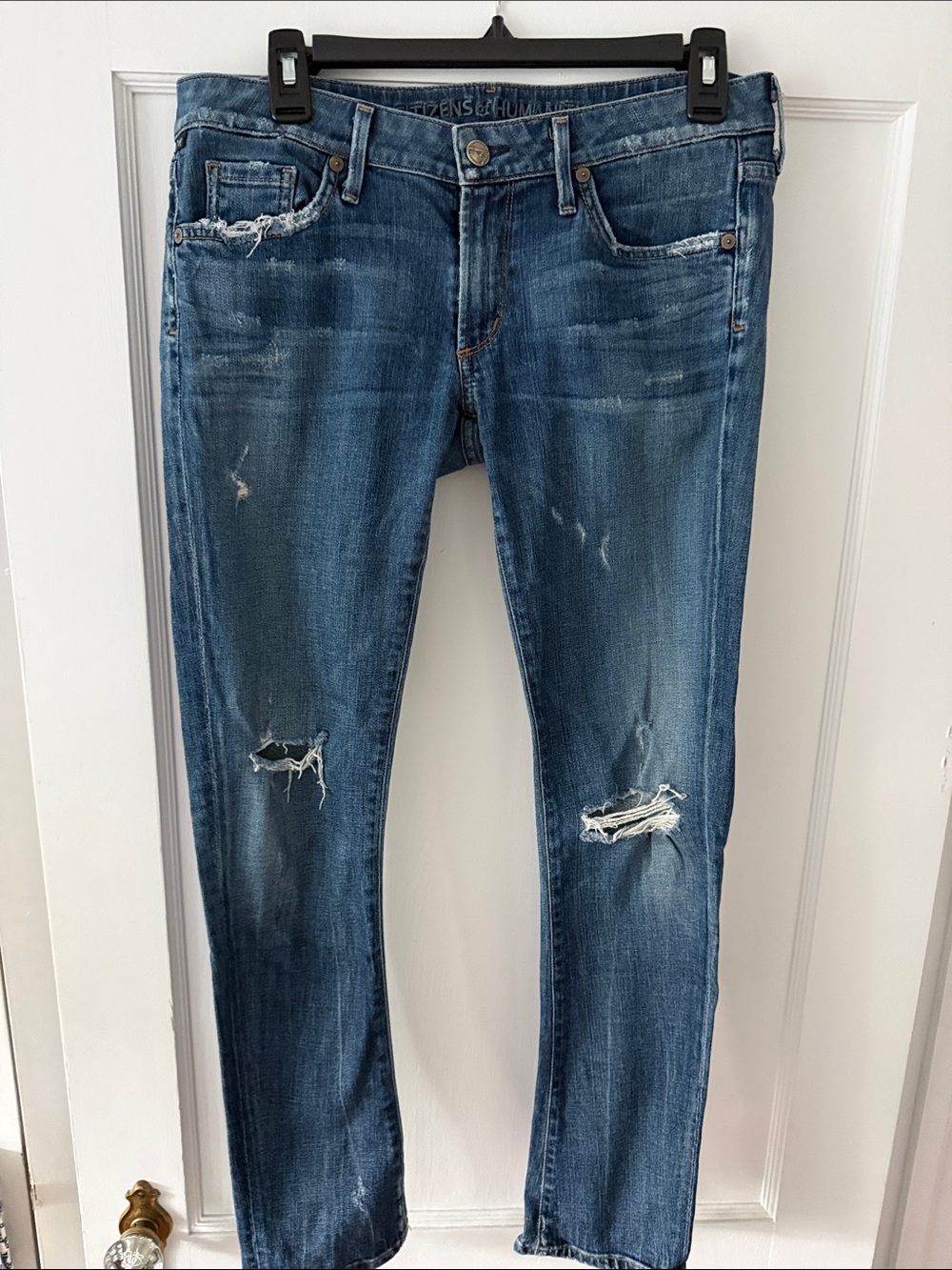 Citizens of Humanity Dark Blue Skinny Denim Jeans